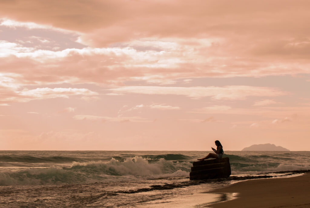 Sunset at Tres Palmas Marine Reserve, Puerto Rico 