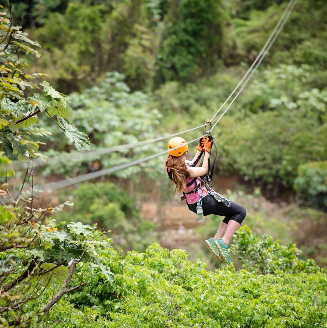 Ziplining At ToroVerde